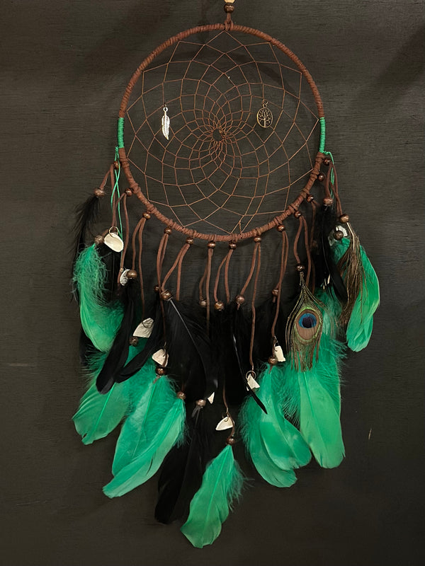 Green & Black Dreamcatcher
