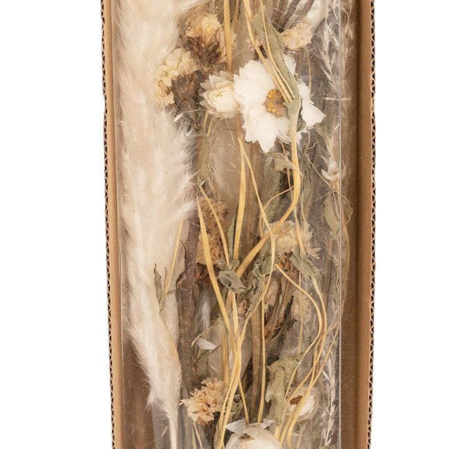 Preserved Dried Mixed Flower Arrangement Box Beige