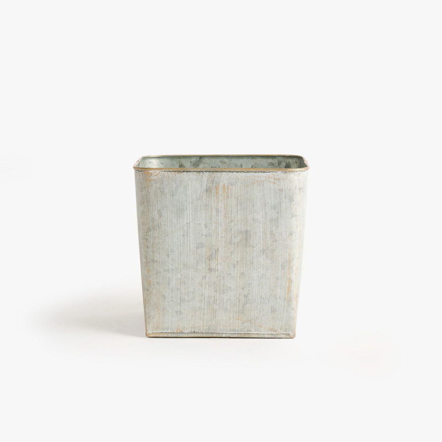 Atelier Square Metal Tin Planter