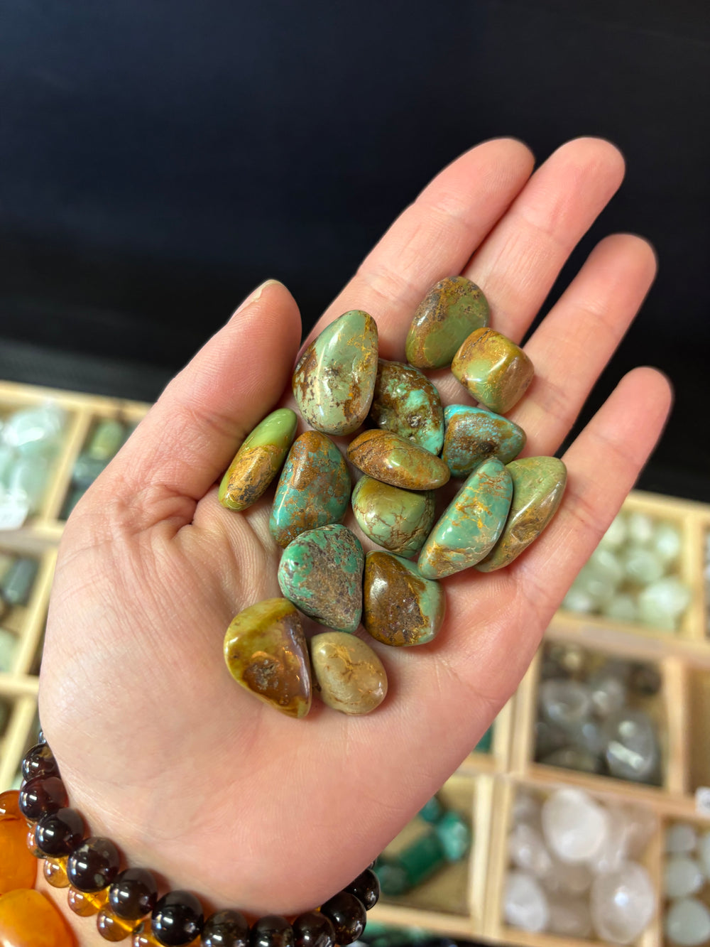 Turquoise Tumbled Stone