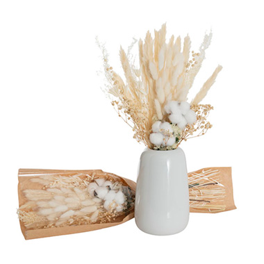 Preserved Dried Mixed Flower Arrangement 55cm