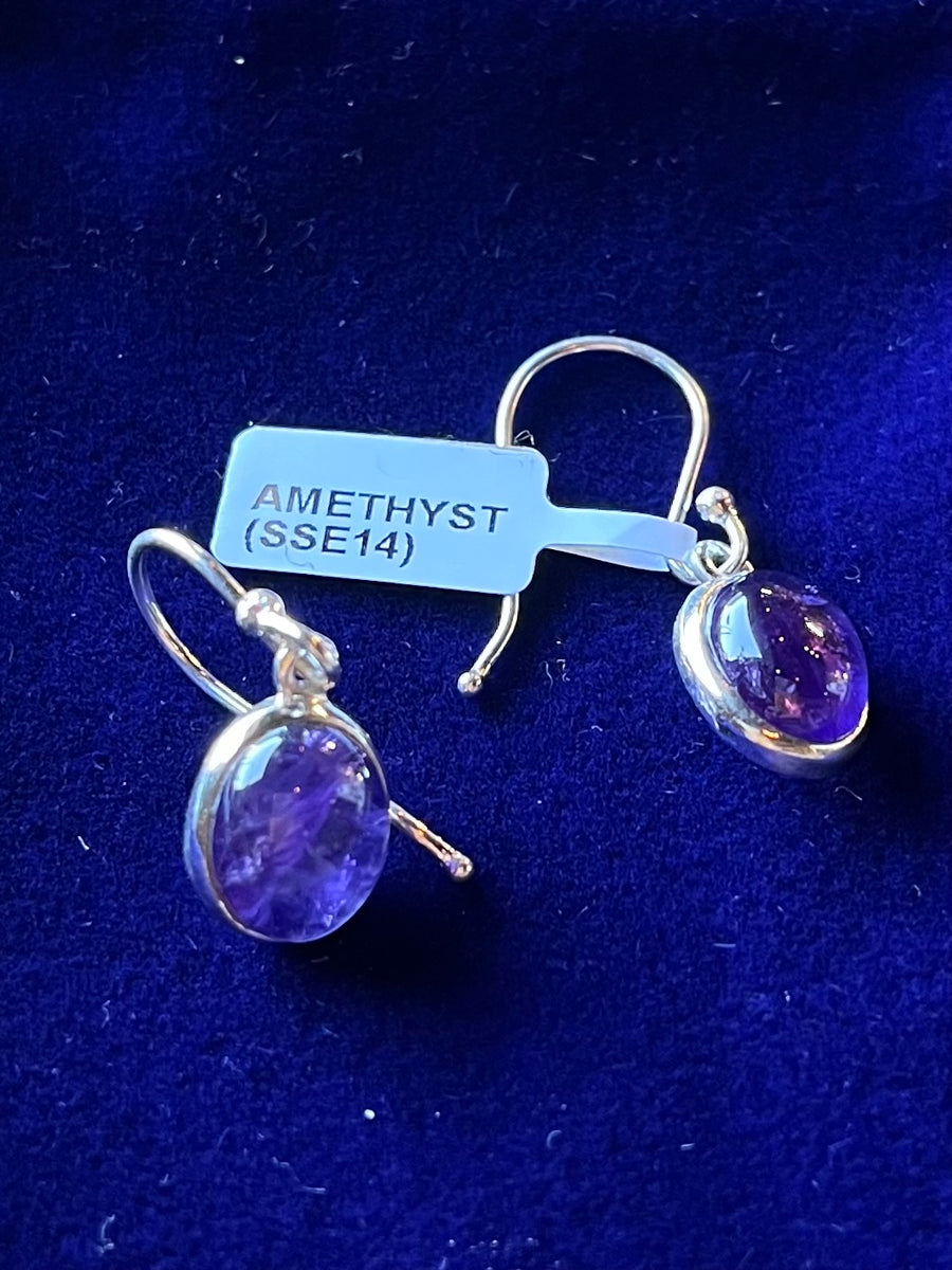 AMETHYST DROP EARRINGS