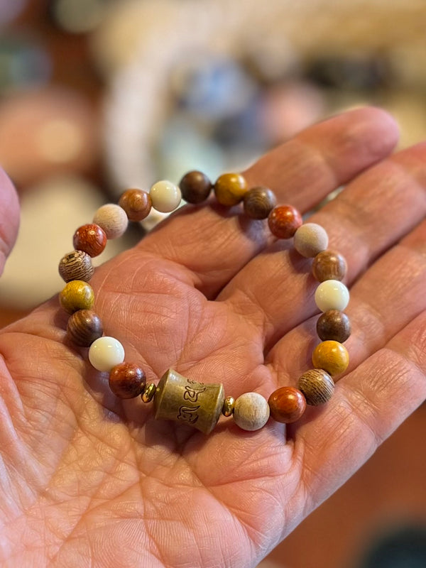 Sandalwood Multicolour Bracelet 8mm