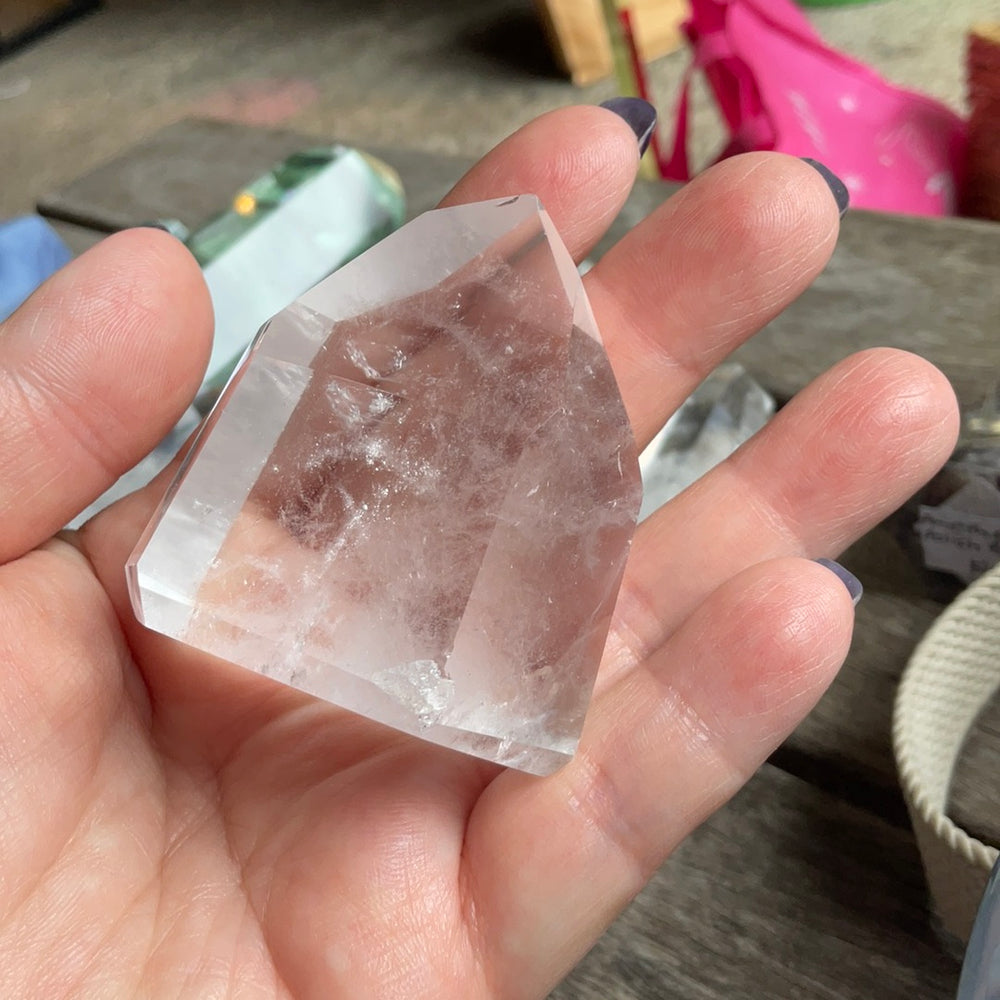 Clear Quartz Rainbow Point