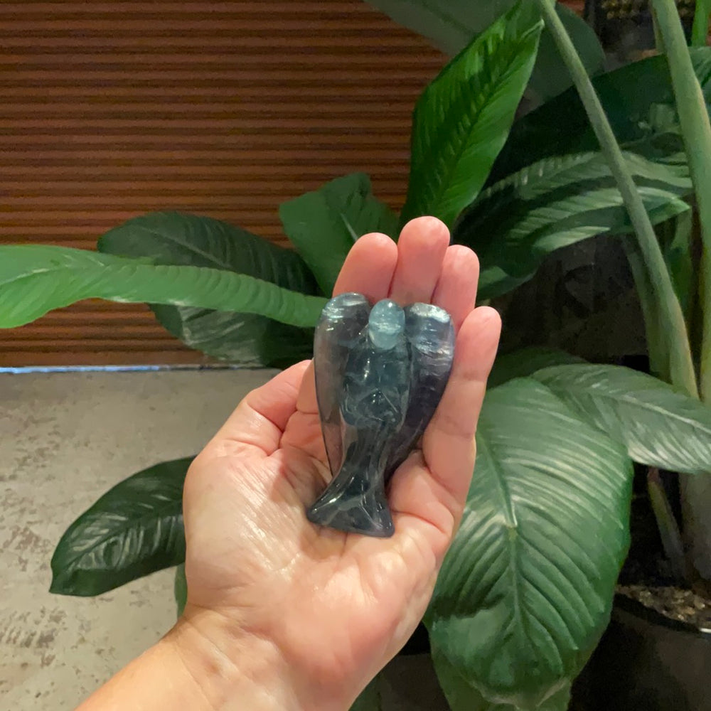 Angel Fluorite Carving 7.5cm