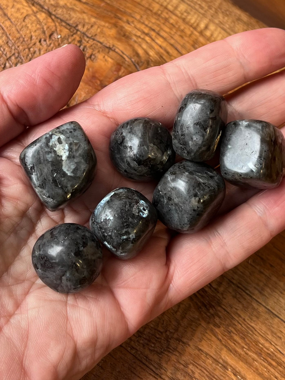 Larvikite Tumbled Stone