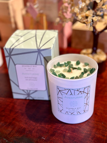 AVENTURINE CRYSTAL INFUSIONS CANDLE