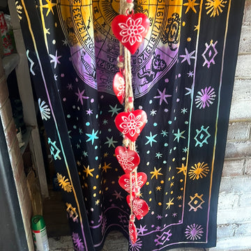 RED HEART HANGING