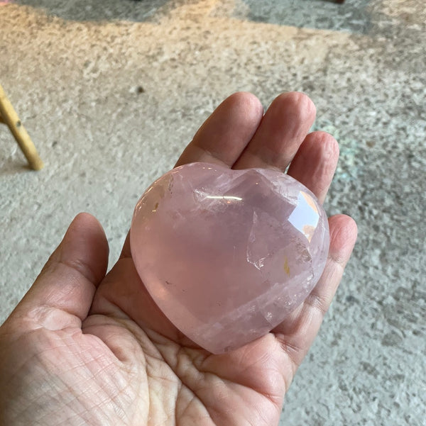 Rose Quartz Heart