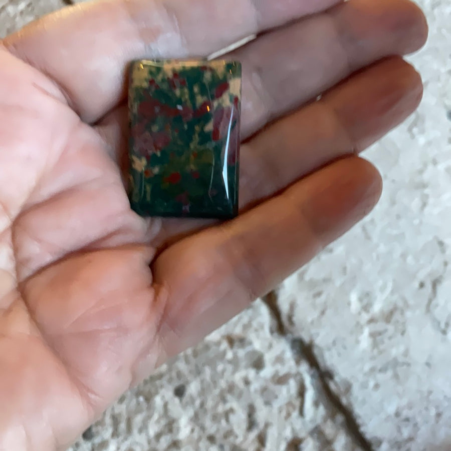 BLOODSTONE CABOCHON