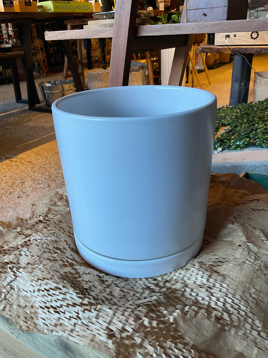 CERAMIC POT MATTE WHITE