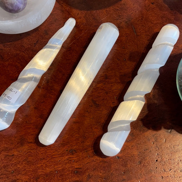 Selenite Wand