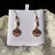 WHITE HOWLITE ROSE GOLD EARRINGS