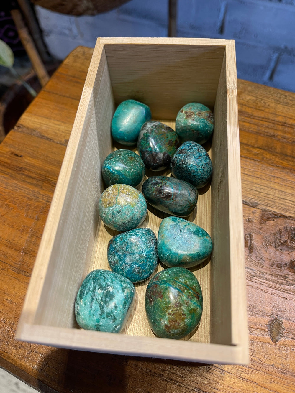 Chrysocolla Tumbled Stone