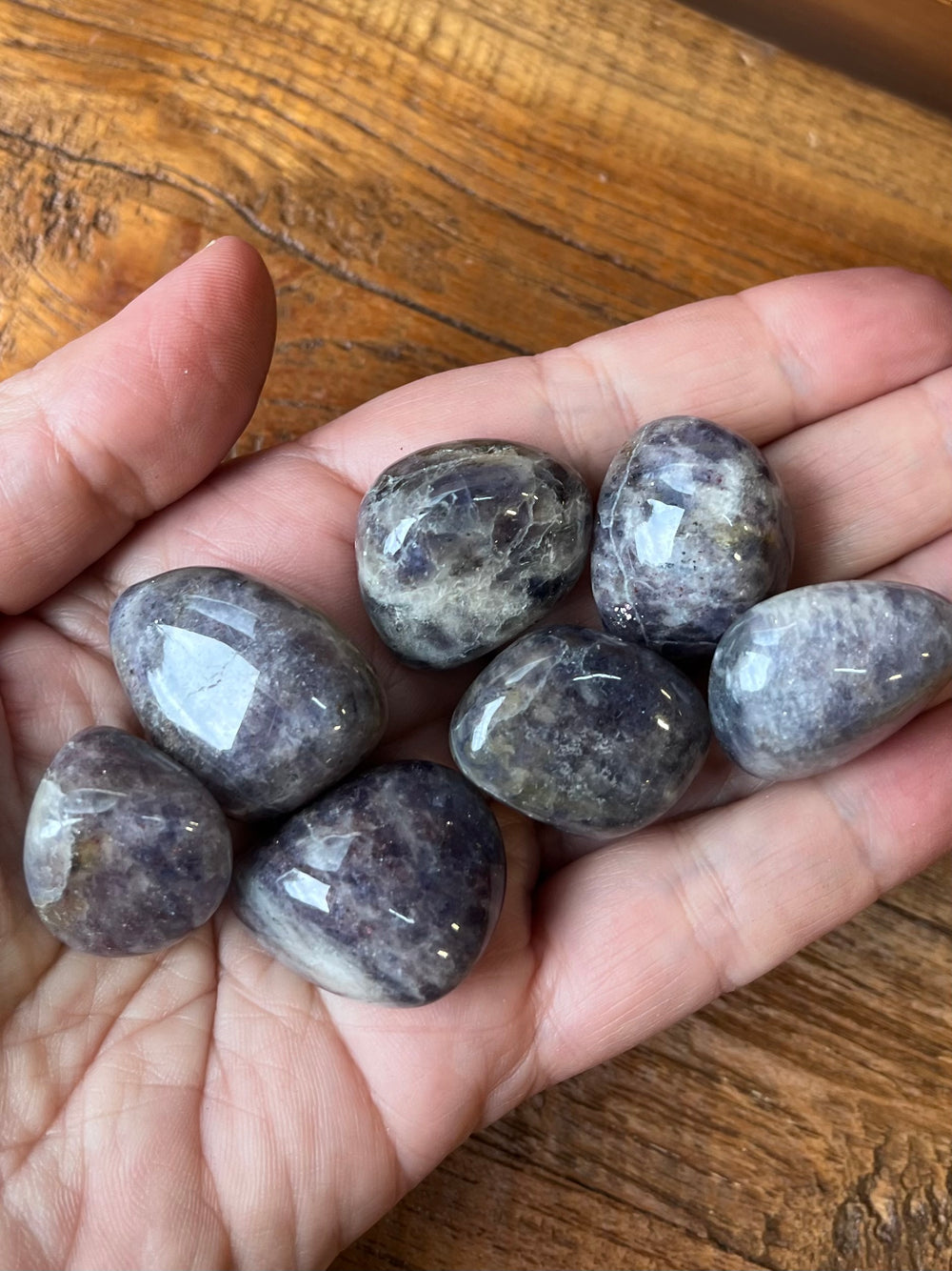 Iolite Tumbled Stone
