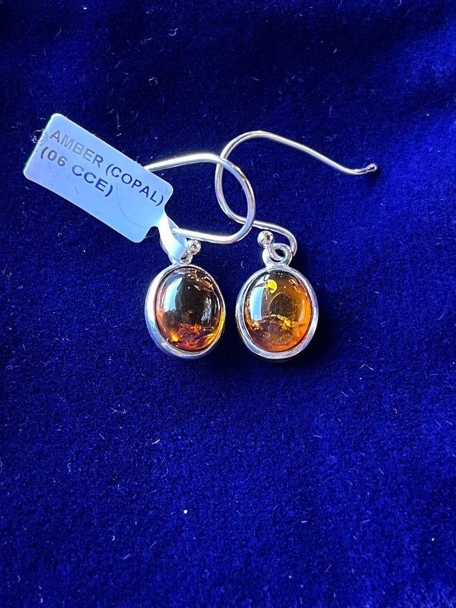 AMBER DROP EARRINGS