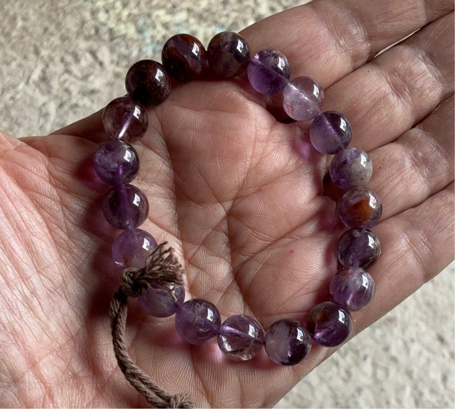 Cacoxenite Amethyst Bracelet