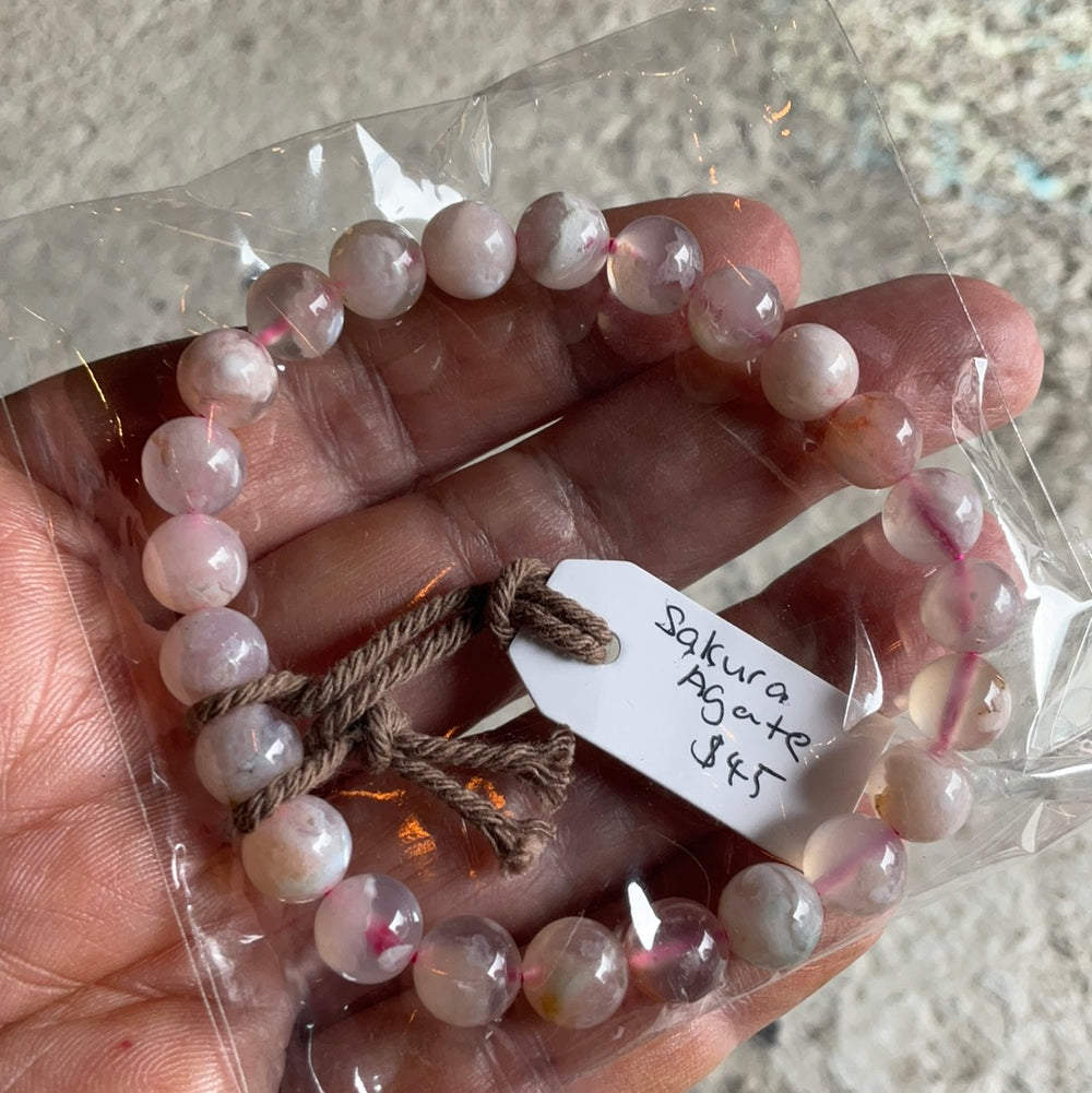 Sakura Agate Bracelet