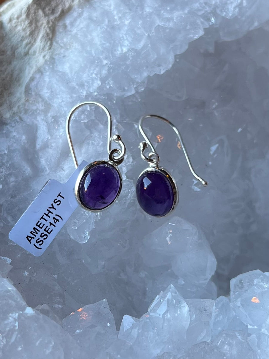 AMETHYST DROP EARRINGS