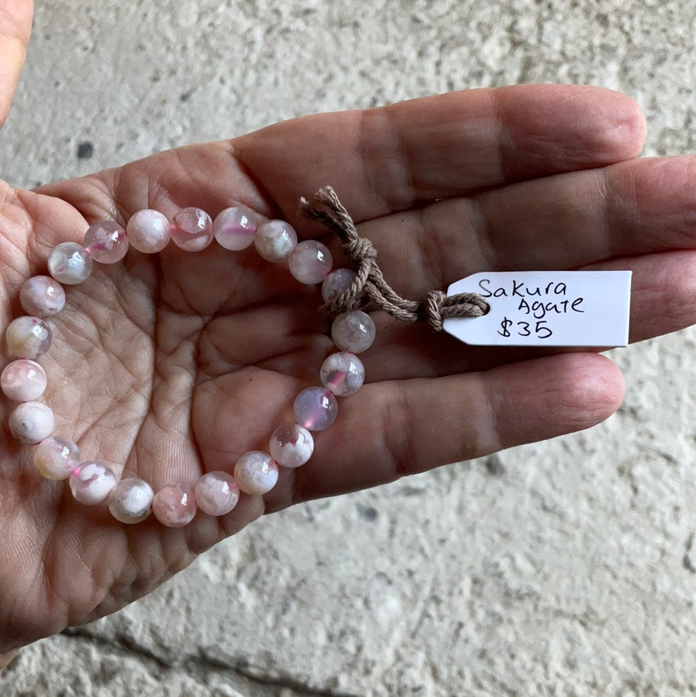 Sakura Agate Bracelet