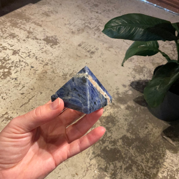 Sodalite Pyramid