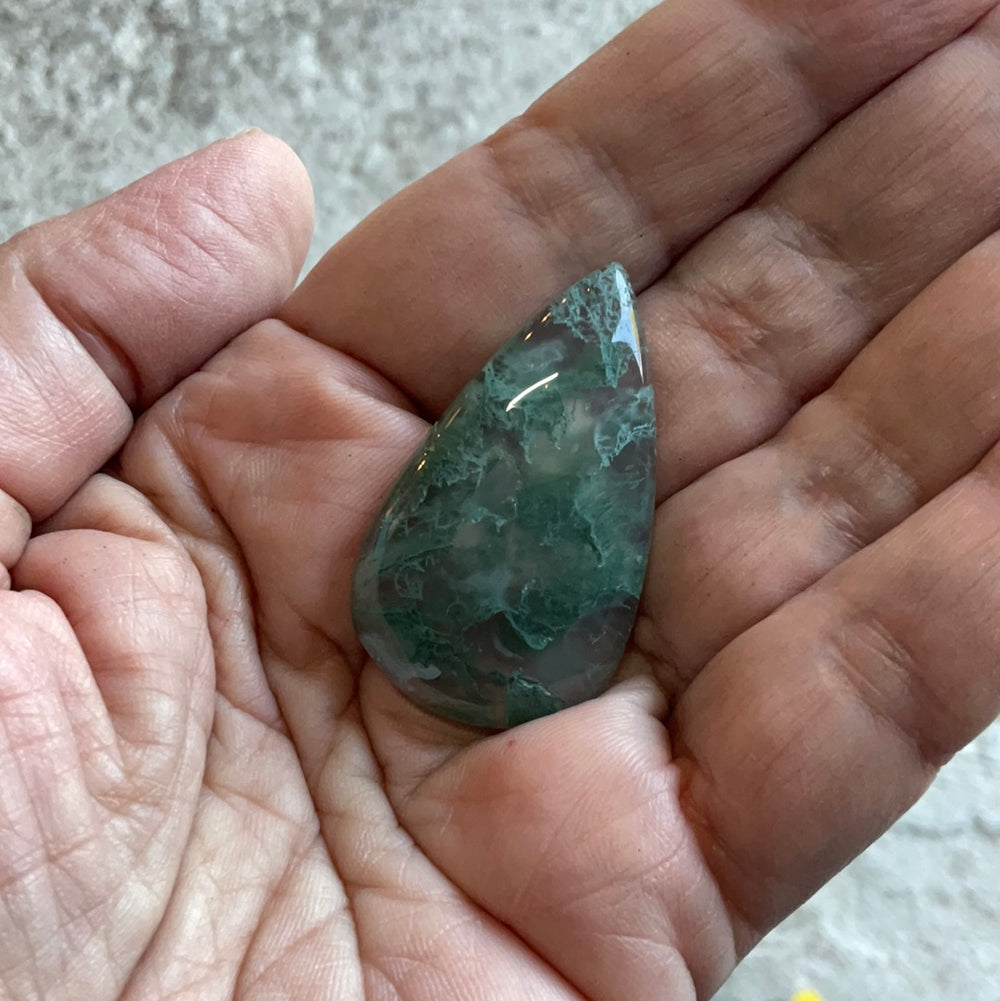 Moss Agate Cabochon