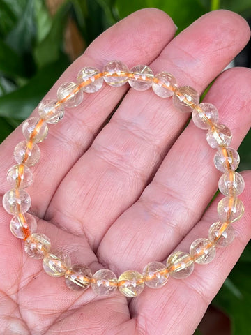 GOLDEN RUTILATED QUARTZ BRACELET