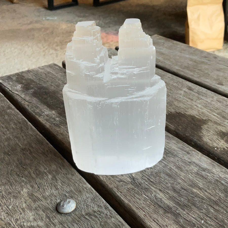 SELENITE TWIN TOWER