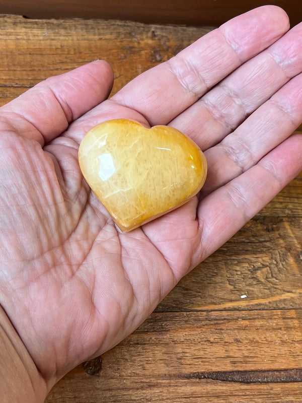 Yellow Aventurine Heart
