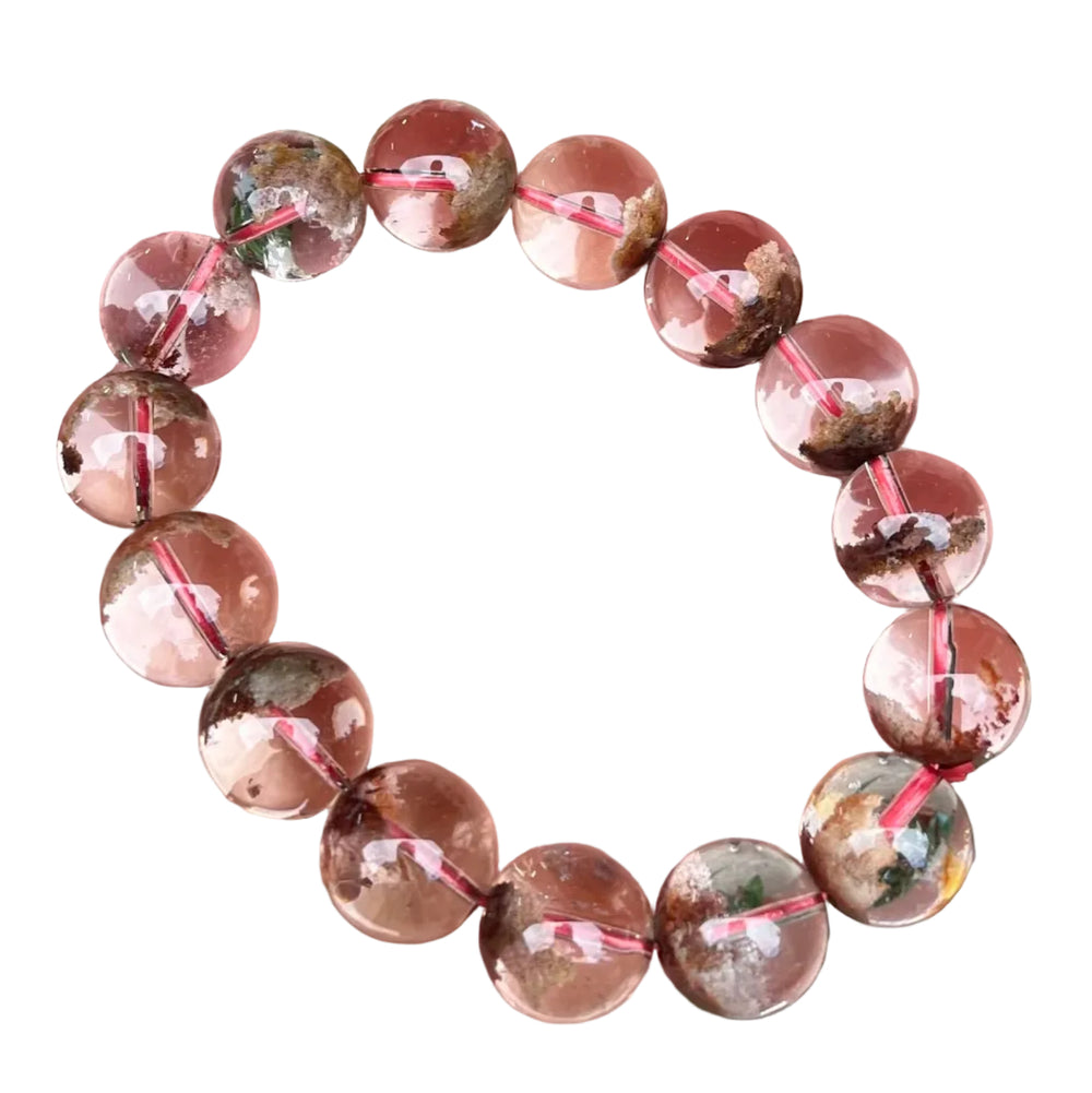 Garden Quartz Bead Bracelet 16mm
