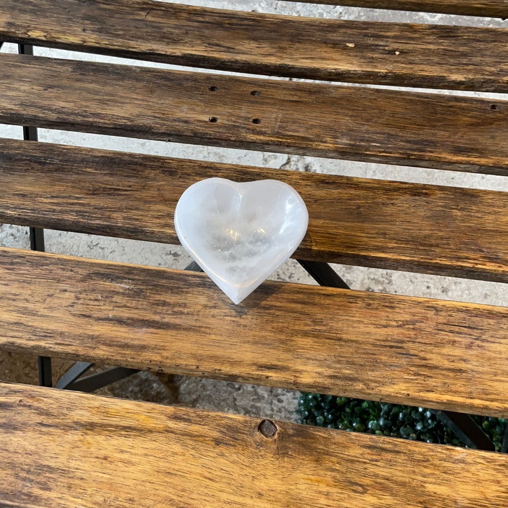 Selenite Heart Bowl