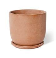 ALLEGRA POT W.SAUCER TERRACOTTA