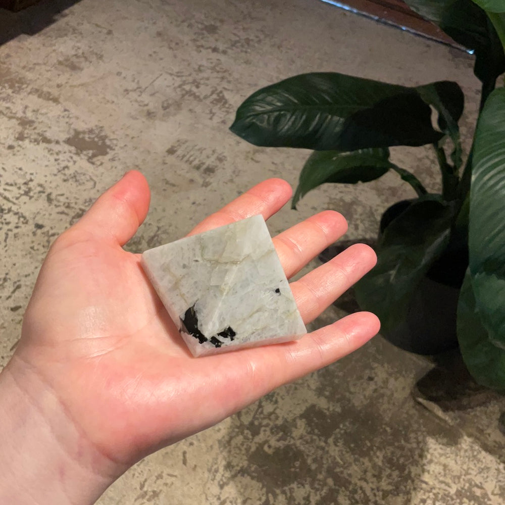 Rainbow Moonstone Pyramid
