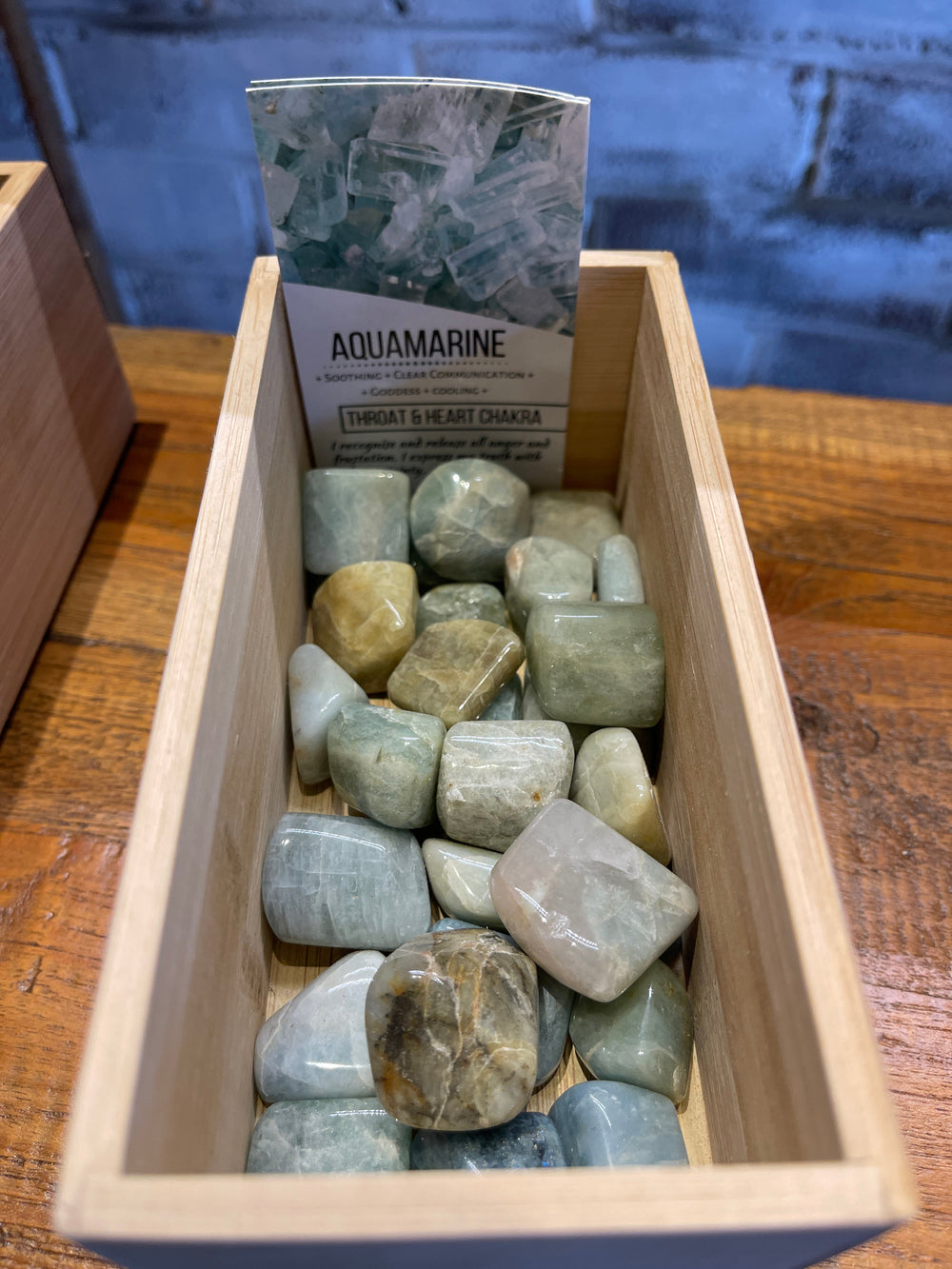 Aquamarine Tumbled Stone