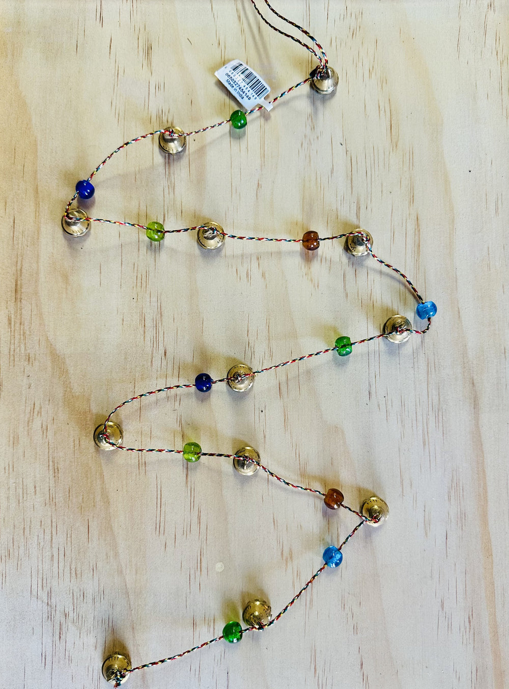Claw Bell with Beaded String 100cm