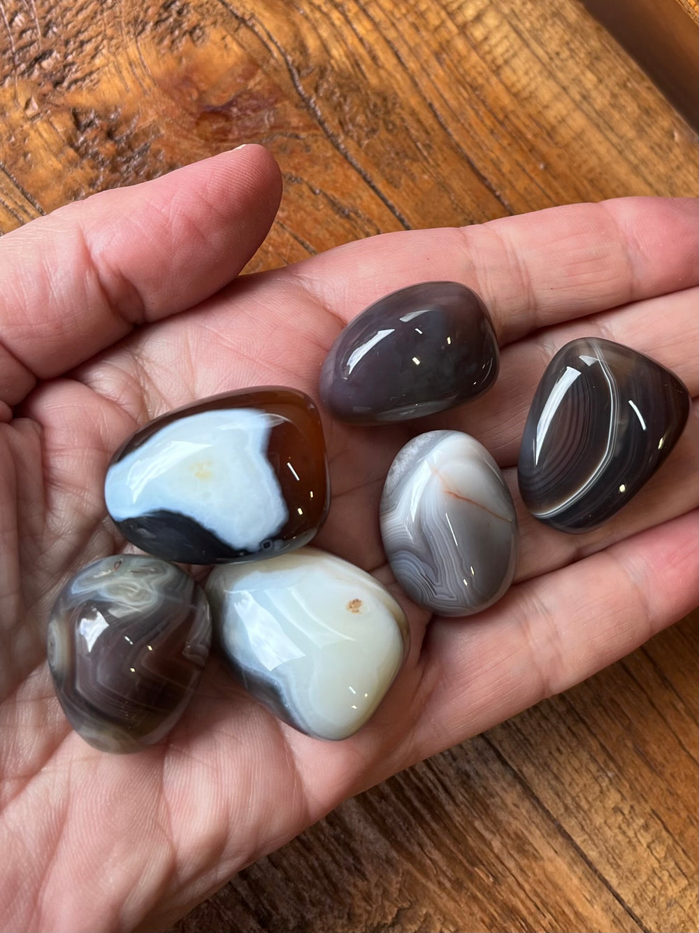Botswana Agate Tumbled Stone