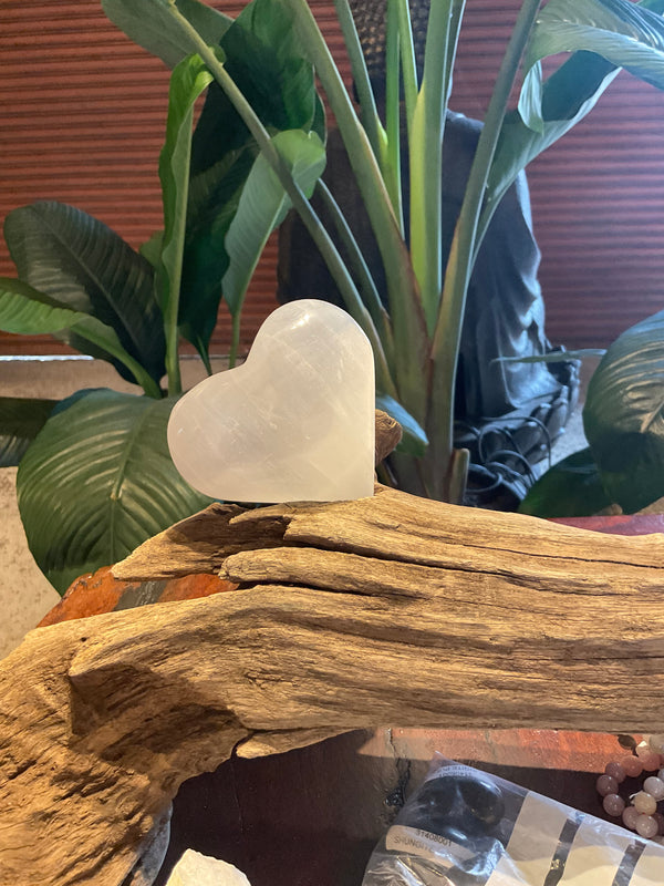 Selenite Heart
