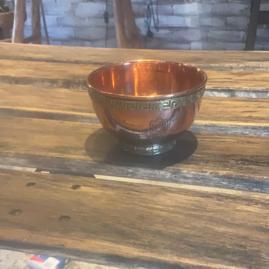 TRIPLE MOON COPPER BOWL 8CM