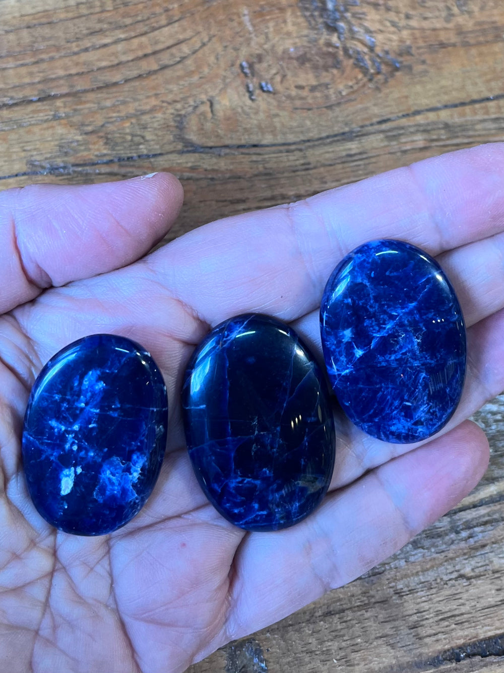 Sodalite Palm Stone
