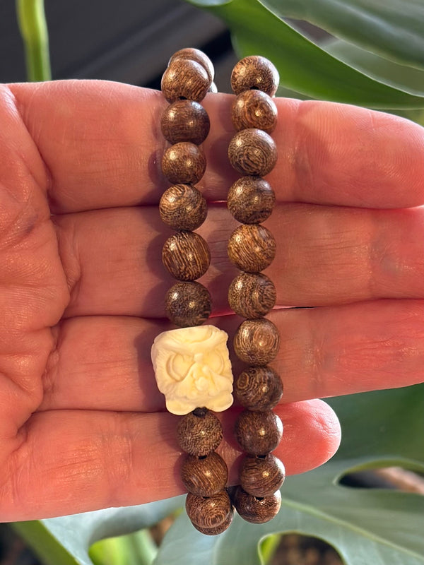 Wooden Meditation Bead Bracelet