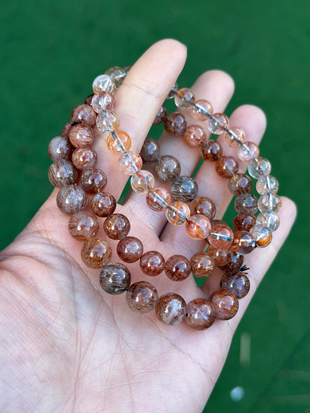 Black Super Seven Quartz Bracelet