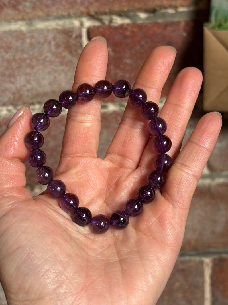 9.5MM AMETHYST AAA GRADE