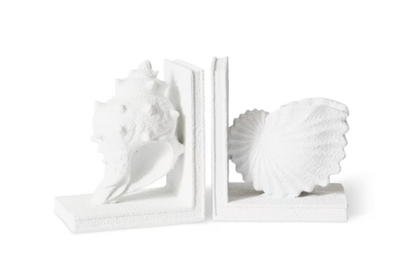 Conch Shell Bookends Set of 2