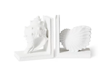 CONCH SHELL BOOKENDS SET