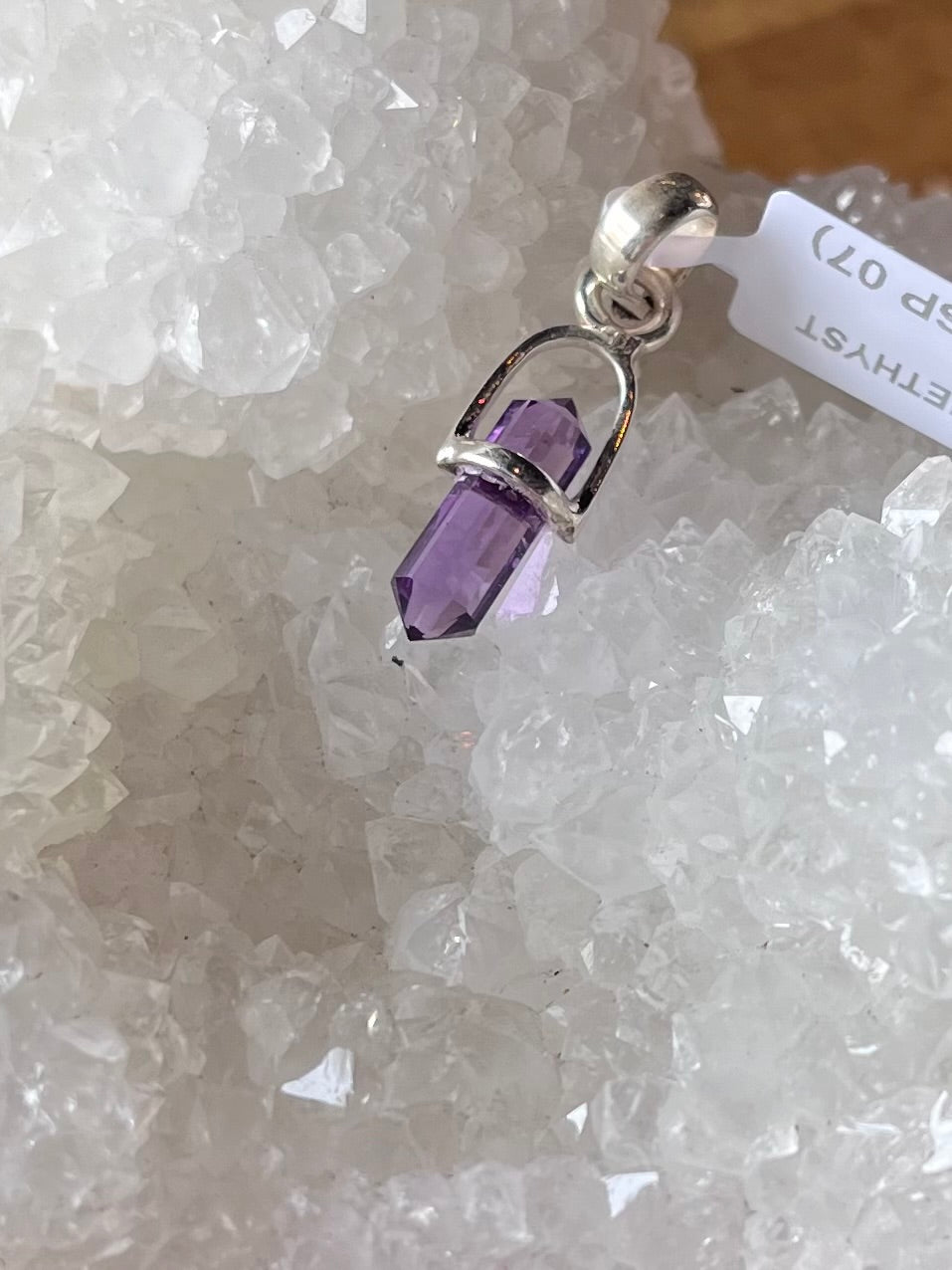 Double Point Pendant in Sterling Silver