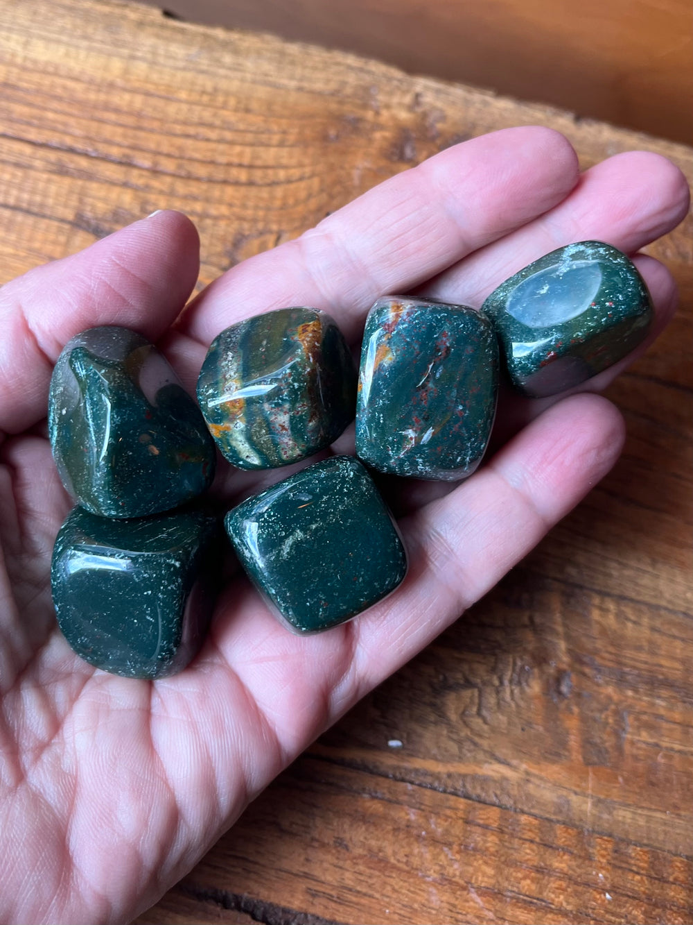 Bloodstone Tumbled Stone