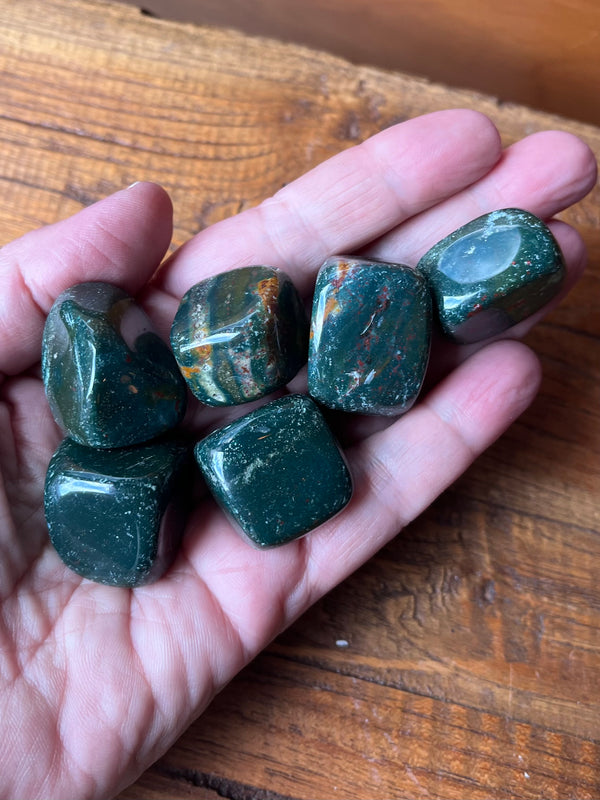 Bloodstone Tumbled Stone