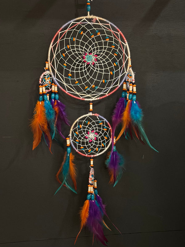 Multicolour Dreamcatcher 20cm x 70cm