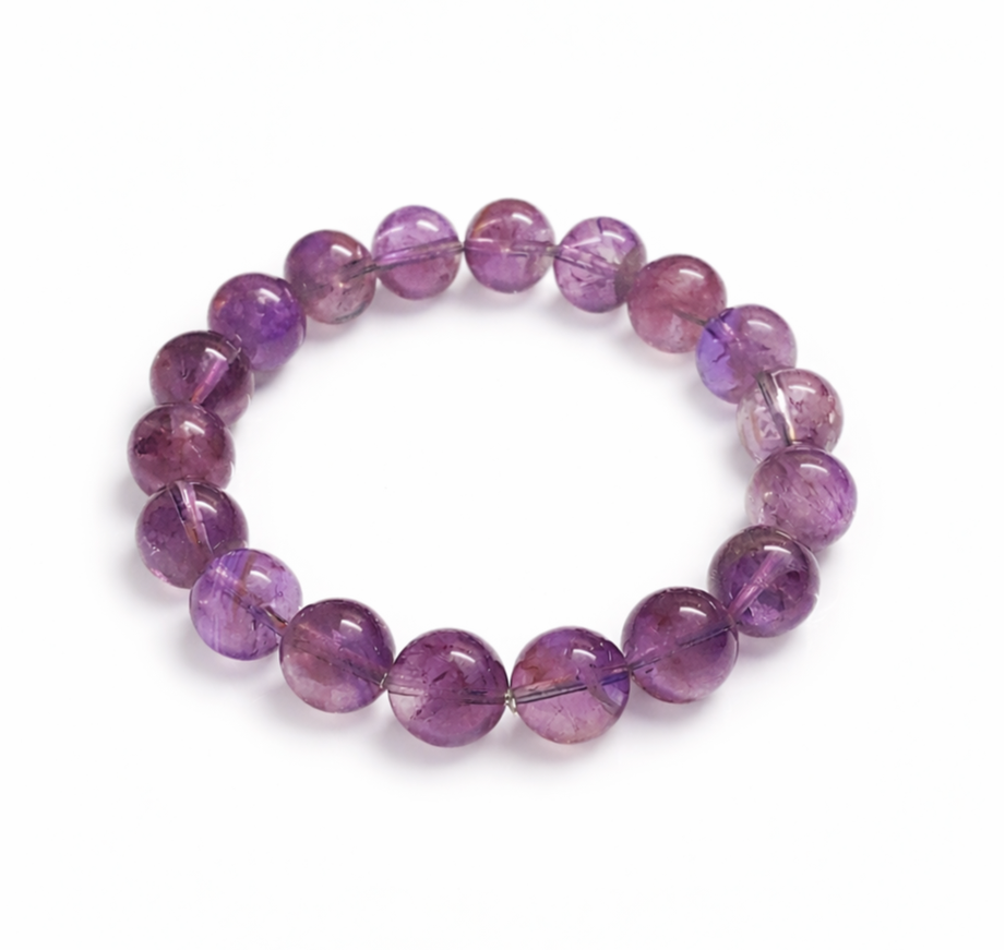 Violet Rutilated Quartz Bracelet