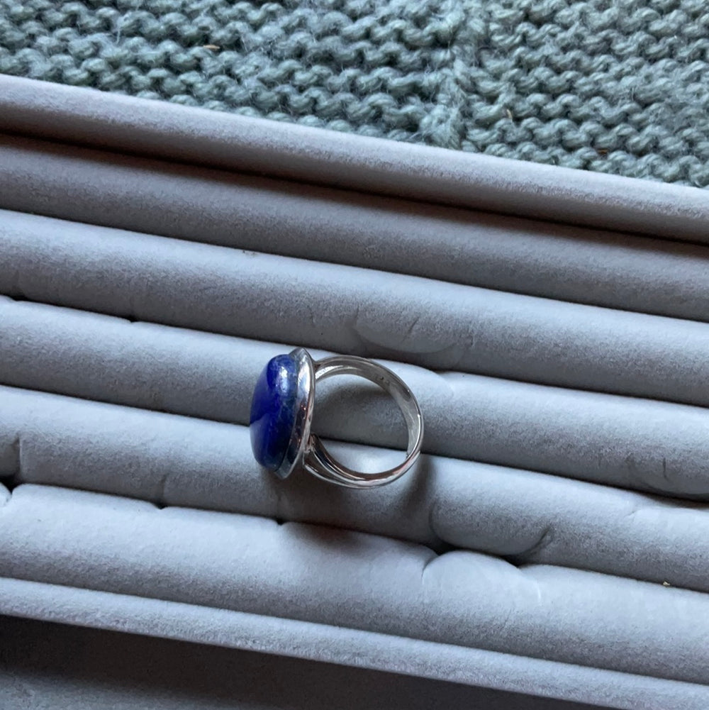 Sterling Silver Lapis Lazuli Ring